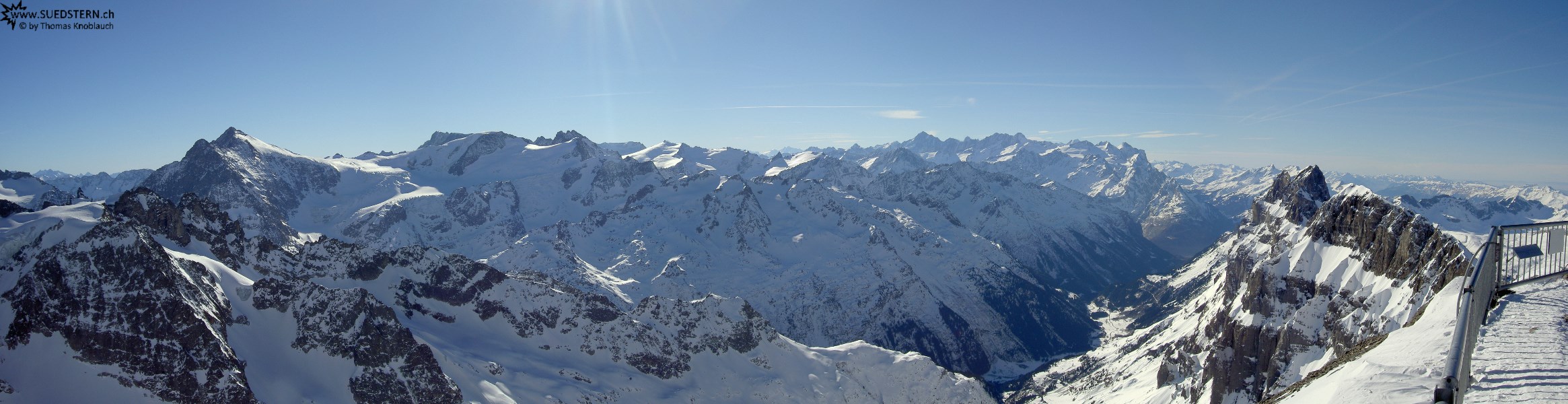 2008-01-29 - Panorama of Bernese Alps seen from Titlis, Switzerland